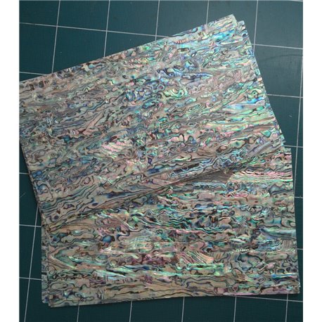 Paua Blue shell sheet