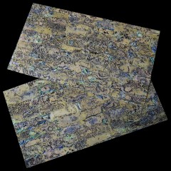 Paua Heart shell sheet