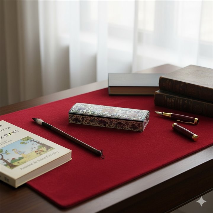 MOP Shell Pencil Case - peony design