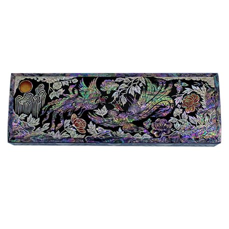 MOP Shell Pencil Case - pheonix design