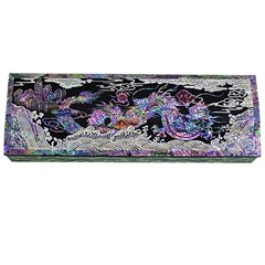 MOP Shell Pencil Case - dragon design