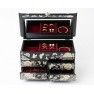 Matte Mother-of-Pearl Jewelry Box with 4 Drawers