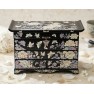 Matte Mother-of-Pearl Jewelry Box with 4 Drawers