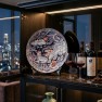 Najeon Tiger Round Mother-of-Pearl Lacquerware Tray