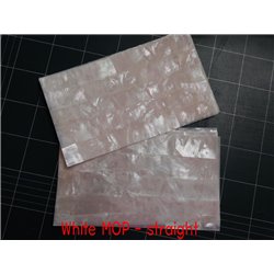 White MOP (straight ) THIN shell sheet