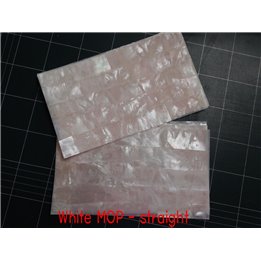 White MOP (straight ) THIN shell sheet