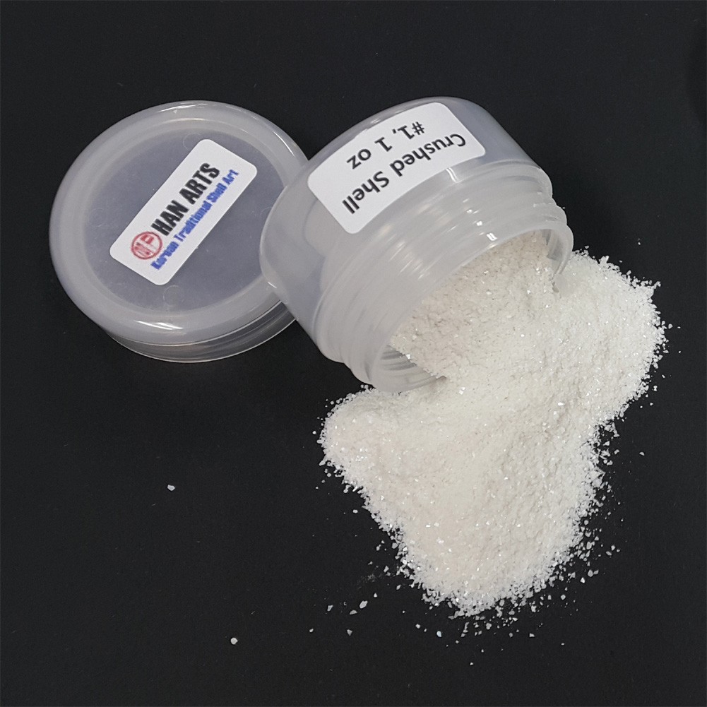 No.1 – Mother of Pearl Crushed Flake shell Inlay Supplies for woodcrafts, luthiers and hobbies