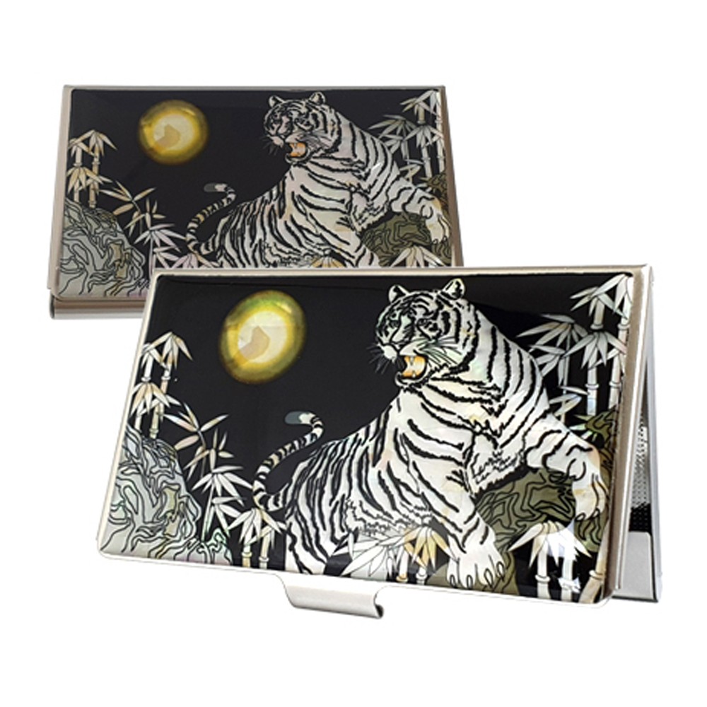 MOP Business card case – No.9 Night White Tiger