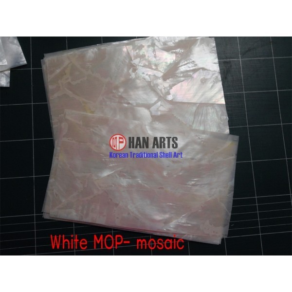 WHITE MOP (MOSAIC) SHELL Laminated SHEET – 1.5mm